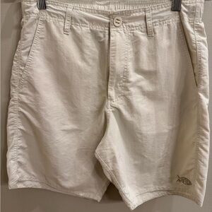 AFTCO Men's Light Tan Flat Front Shorts